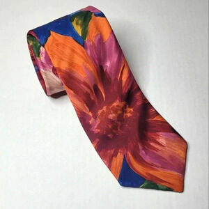 ITALIAN SILK Men's Necktie Handmade Vintage